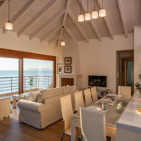 Seafront Marine With Private Sea Access - Iris Lefkada Villa *