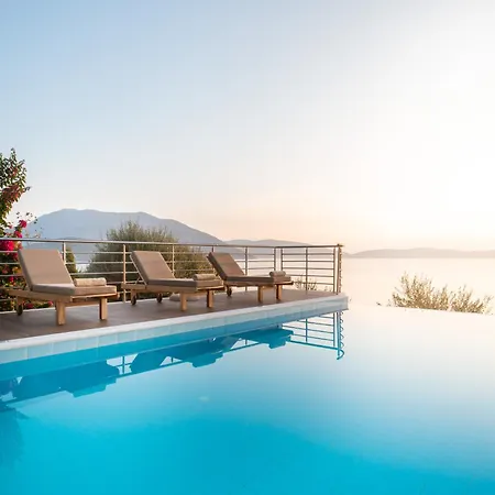 Seafront Marine With Private Sea Access - Iris Lefkada Villa